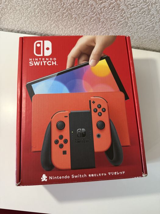 Nintendo Switch OLED Mario Red Edition. Полный комплект + подарок