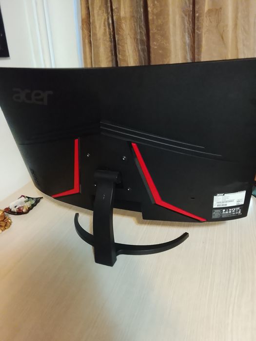 Monitor gaming Acer ED322Q Pbmiipx, 32", Full HD, curbat, 165Hz