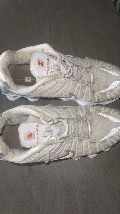 Nike Shox TL White Metallic Silver