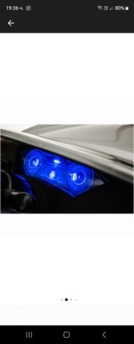 Електрическа кола за деца, Mappy Maserati Alfieri, Черна