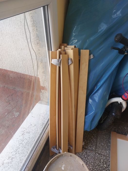 Детско единично легло с подматрачна рамка Перфектно състояние