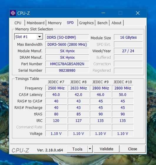 Kit RAM laptop 32GB (2x16GB) DDR5 5600 SODIMM SK Hynix nou, poze reale