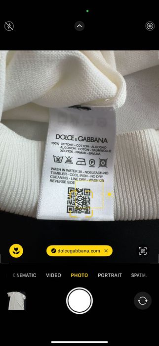 Dolce & Gabbana-Автентична чисто нова мъжка тениска М размер