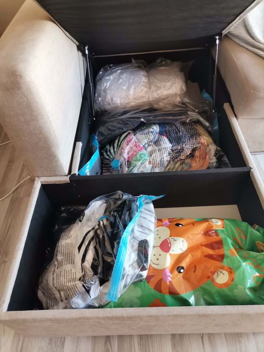 Диван с две ракли и възможност за разгъване