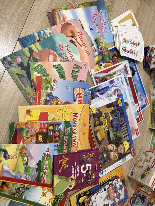 Книжки, пъзели, домино 2-6 г.