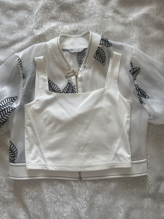 Стильная тройка  с юбкой.