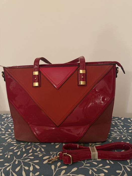 Geantă damă roșie