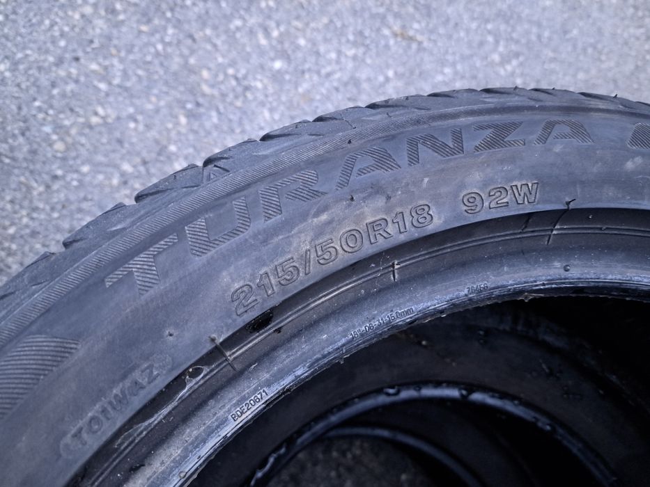 4бр. 215/50/18 гуми Bridgestone Turanza