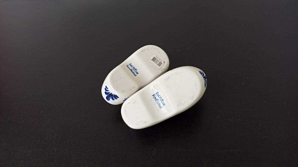 Set de pantofi ceramica decorativi colectie pictat de mana olandezi