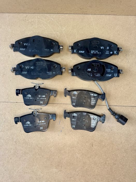 Set plăcuțe frână originale VW Golf 7 1.6 TDI doar 16km rulati