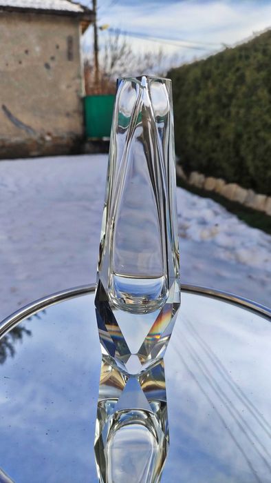 Елегантна ваза от кристал Мурано