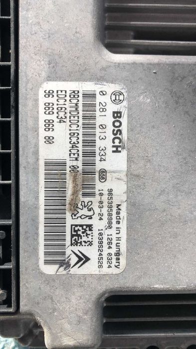 ECU Calculator motor Citroen C4, 1.6 HDI, 0281013334