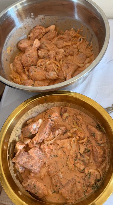 шашлык маринованный