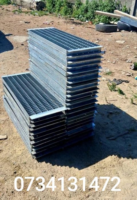 Trepte metalice zincate