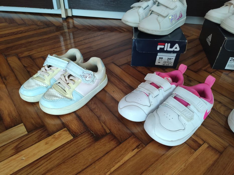 Adidași mărimea 24, 25, 26,  Nike, Adidas, Fila