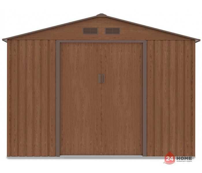 Градинска барака SUNNY Hudson, имитация на дърво 191×277х202 см ДхШхВ