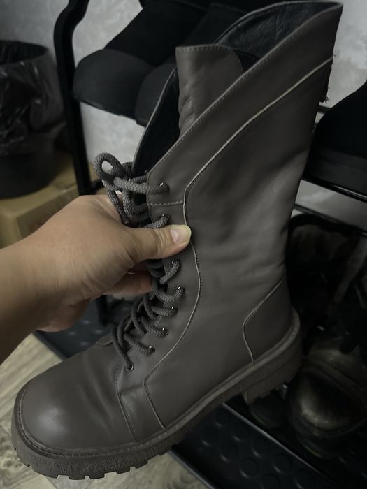 Продам зимние сапоги натаралка