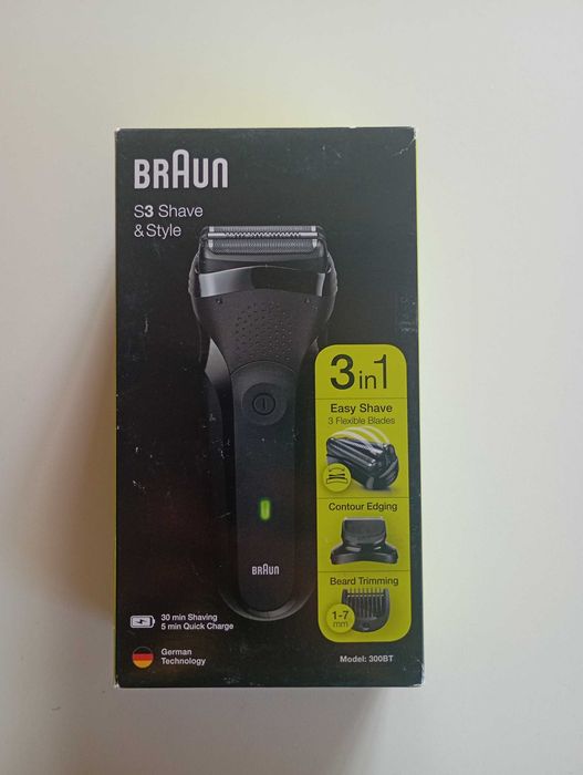Aparat de ras electric Braun Series 3 Shave & Style (Model 300BT)