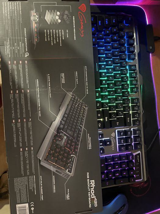 Клавиетура genesis rhod 420 rgb