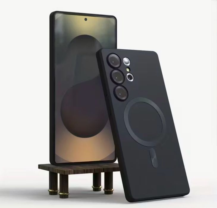 Samsung S24 S25 PLUS ULTRA - Husa Magsafe Ultra Slim Black Graphite