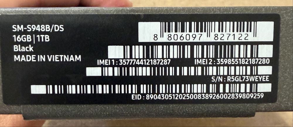 Samsung S26 Ultra, 1 tb, 16 gbram, negru, garantie, ca nou