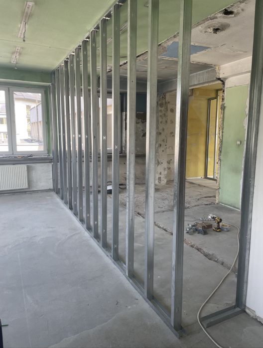 Профессиональные работы по гипсокартону