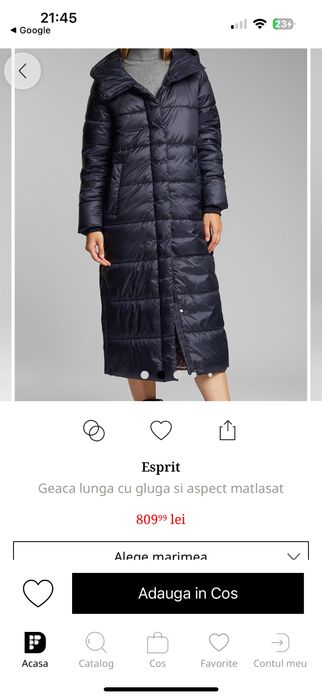 Geaca lunga ESPRIT -M