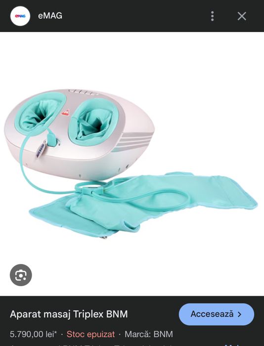 Aparat masaj pentru pucioare BNM