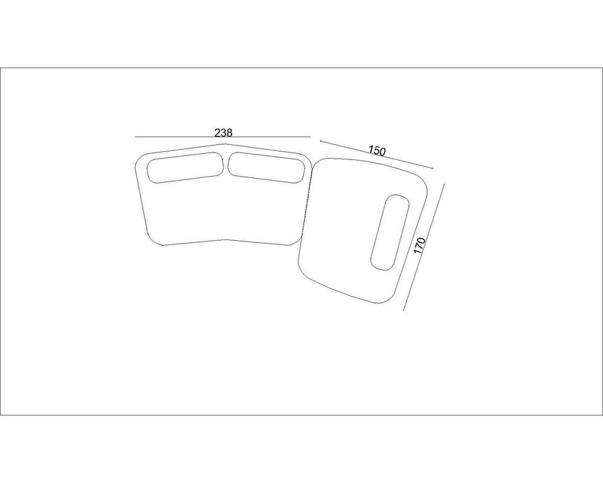 Диван от две части