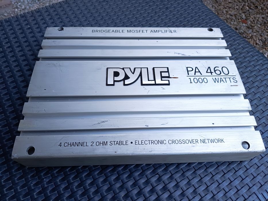 Statie Pyle 1000 vati amplificator subwoofer audio auto bass masina