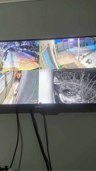 Установка видеонаблюдения