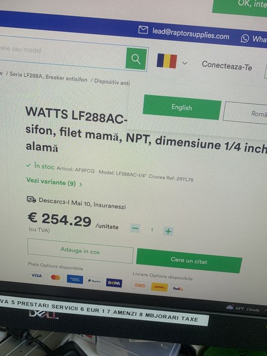 Antisifon watts 288a