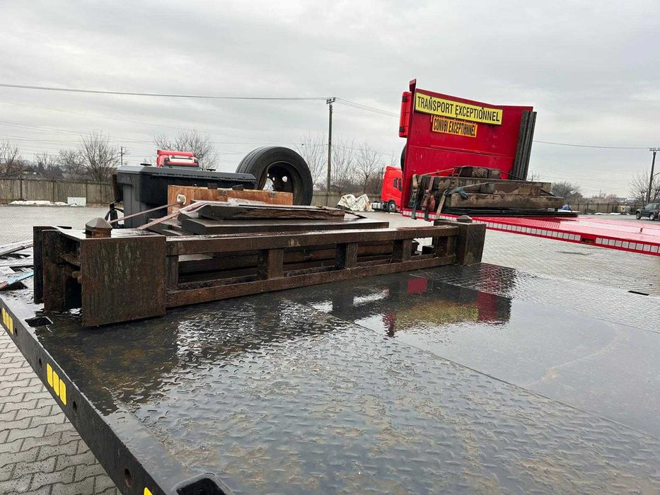 Semiremorca TSR, cuplare mega, 4 axe, extensibila