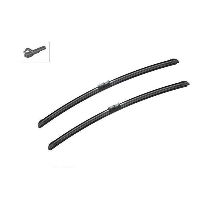 Set stergatoare parbriz Bosch Aerotwin Mercedes Clasa C (W204), 2009-2014; Clasa CLS (C218), 01.2011-04.2018; Clasa E (W212), 2009-2016; VW Transporter/Multivan (T5), 04.2003-10.2009, 600+600 mm;
