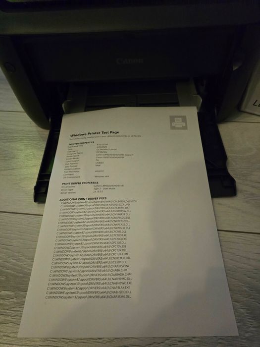 Imprimantă laser Canon, nouă. Negociabil