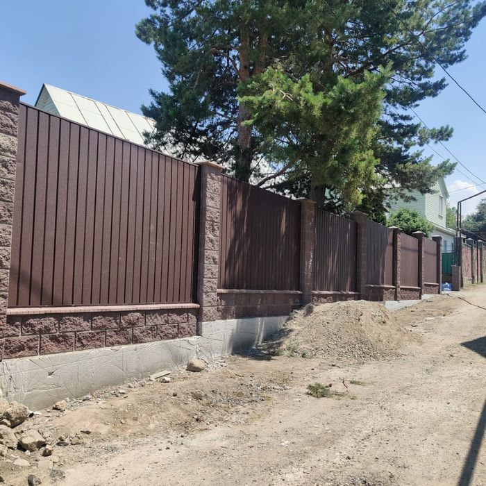 Кладка заборы профессионально