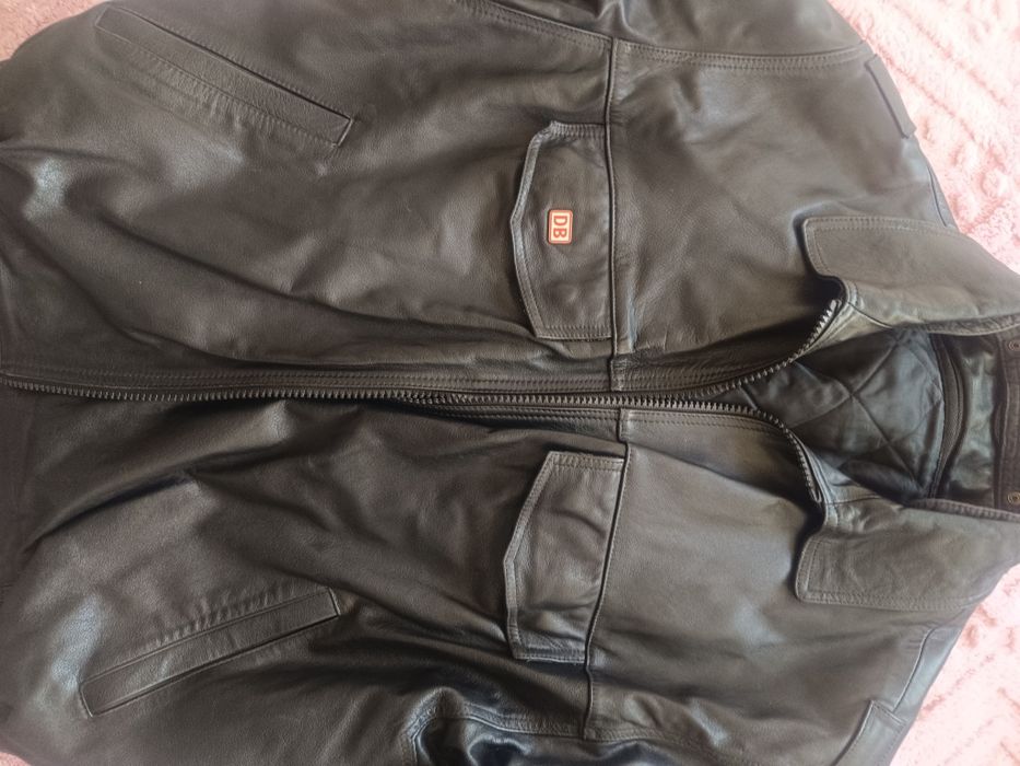 Мъжко кожено яке от телешка кожа