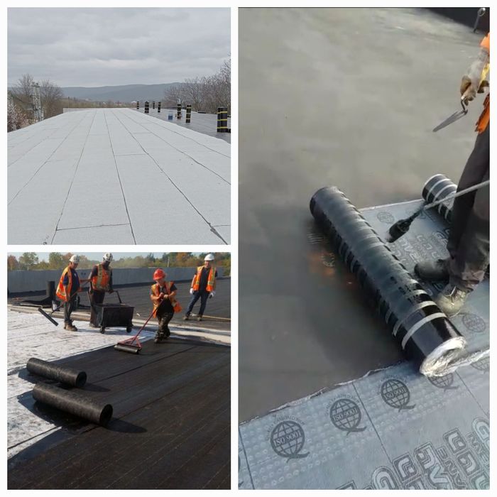 hidroizolații / reparații acoperișuri / terase / balcoane / izolații