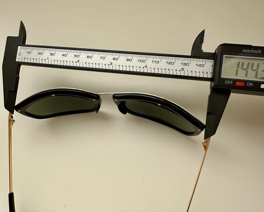 Ray-Ban B&L USA Vintage XL – 60мм G15 стъкло, черно/златно, ТОП състояние