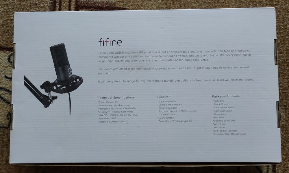 Микрофон fifine t669