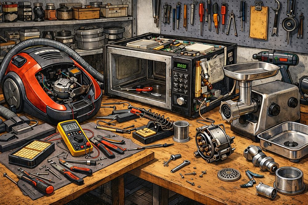 Ремонт Пылесосов, микроволновок, мясорубок. Уральск