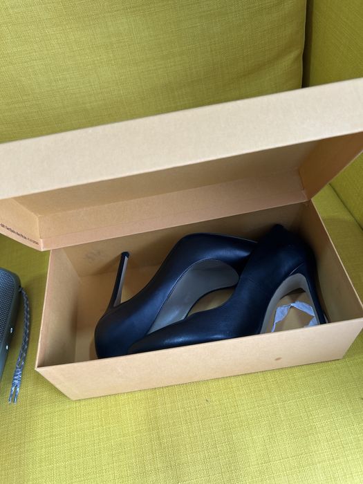 Кожаные туфли 38 размер