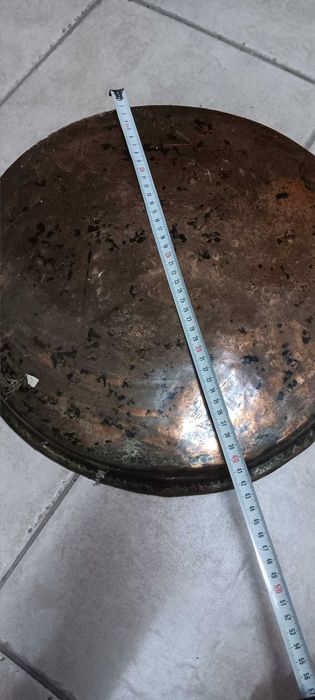 Старинни  български медни калайдисани тави