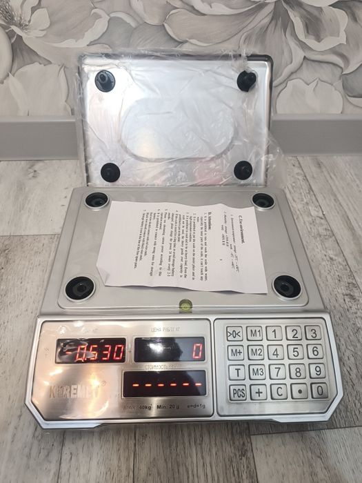 Весы электронные с ценой