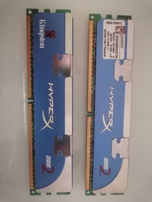 Kit memorie RAM Kingston HyperX 2×2GB DDR2-800 (PC2-6400)