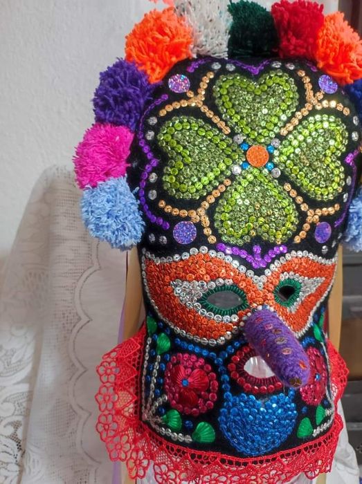 ДЕТСКА кукерска маска, гугла, нова, уникат,ръчна изработка,