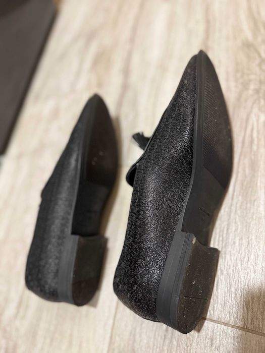 Мокасини Zara Man - черен цвят