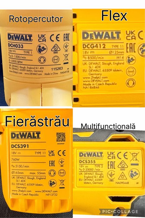 Scule Dewalt noi Baterii 5Ah
