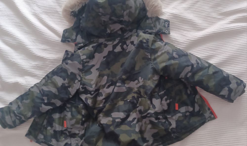 Топло детско зимно оригинално яке размер 122см 5г