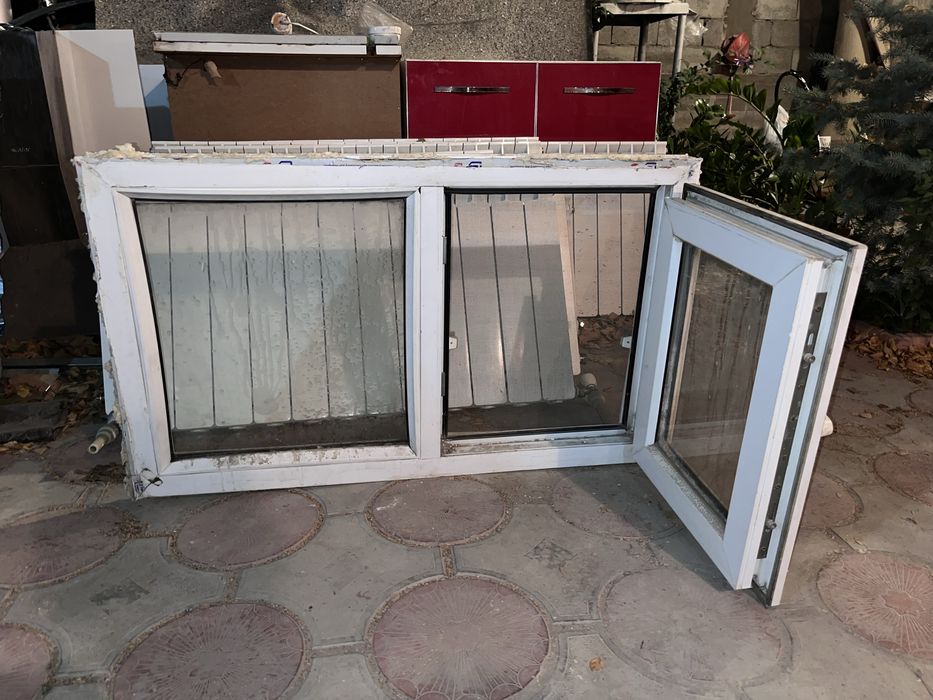 Пластиковое окно ПВХ 98×60 см